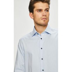 Tommy Hilfiger Tailored - Koszula. Niebieskie koszule męskie Tommy Hilfiger Tailored, bez wzorów, z bawełny, klasyczne, z klasycznym kołnierzykiem, z długim rękawem. W wyprzedaży za 199,90 zł.
