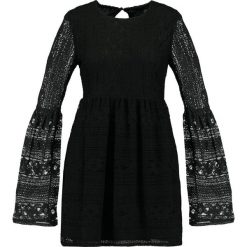 Sukienki: Missguided FLARED SLEEVE SKATER DRESS Sukienka letnia black