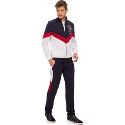 Galvanni spodnie dresowe męskie + bluza męska Esbjerg XL wielobarwny. Bluzy męskie GALVANNI, xl, bez wzorów, z jeansu, bez kołnierzyka, bez rękawów, bez kaptura. W wyprzedaży za 439,00 zł.