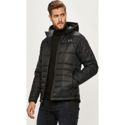 Under Armour - Kurtka. Czarne płaszcze męskie Under Armour, s, bez wzorów, z poliesteru, krótkie, z kapturem. Za 599,90 zł.