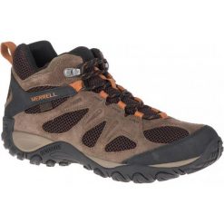 Merrell Buty Męskie Yokota 2 Mid Wtpf Bracken 10,5 (45). Szare buty sportowe męskie marki Merrell, z zamszu. W wyprzedaży za 416,53 zł.