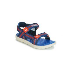 Sandały sportowe Dziecko Timberland PERKINS ROW WEBBING SNDL. Niebieskie sandały dziewczęce Timberland, bez zapięcia. Za 175,20 zł.