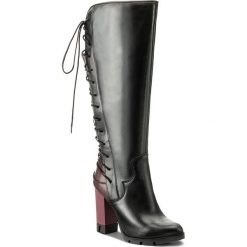 Kozaki SERGIO BARDI - Cecina FW127261517RB 164. Czarne buty zimowe damskie marki Sergio Bardi, z polaru, na obcasie. W wyprzedaży za 369,00 zł.