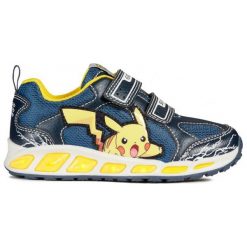 Geox Tenisówki Chłopięce Shuttle 24 Niebieskie. Niebieskie buty chłopięce sportowe marki Geox, z paskami. Za 259,00 zł.