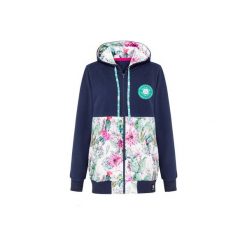 Bluza Hoodie Zip Nay&Cactus. Niebieskie bluzy dresowe damskie Zookiwear, z dzianiny. Za 259,00 zł.