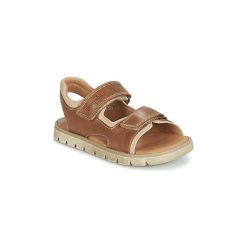 Sandały Dziecko Babybotte KRUMBLE. Pomarańczowe sandały chłopięce Babybotte, bez zapięcia. Za 244,30 zł.