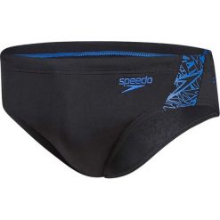 Kąpielówki męskie: Speedo Kąpielówki męskie Boom Splice 7cm Brief Black/Danube r. M (810854B442)