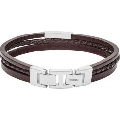 Fossil - Bransoletka. Pomarańczowe bransoletki męskie Fossil. Za 239,90 zł.