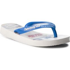 Japonki HAVAIANAS - Star Wars 41351853771 White/Blue Star. Niebieskie sandały chłopięce Havaianas, z tworzywa sztucznego, bez zapięcia. W wyprzedaży za 99,00 zł.