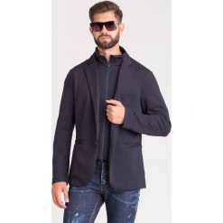 MARYNARKA Armani Exchange. Niebieskie marynarki męskie xxl, z elastanu. Za 611,40 zł.