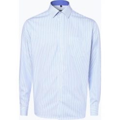 Eterna Modern Fit - Koszula męska – niewymagająca prasowania, niebieski. Niebieskie koszule męskie Eterna Modern Fit, m, w paski, z bawełny, klasyczne, z klasycznym kołnierzykiem, bez rękawów. Za 199,95 zł.