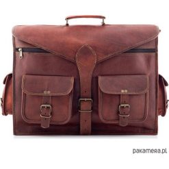 Torba skórzana vintage męska na ramię Belveder. Torby męskie skórzane Pakamera, bez wzorów, ze skóry, vintage, na ramię. Za 769,00 zł.