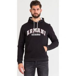 BLUZA Armani exchange. Czarne bluzy męskie Armani Exchange, s, bez wzorów, bez kołnierzyka, bez rękawów, bez kaptura. Za 559,00 zł.