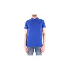 Koszulki polo z krótkim rękawem Calvin Klein Jeans J30J312440. Niebieskie koszulki męskie marki Calvin Klein Jeans, m, bez wzorów, z jeansu, polo, z krótkim rękawem, krótkie. Za 301,53 zł.