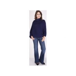 Sweter oversize, SWE049 granat MKM. Niebieskie swetry oversize damskie Mkm swetry, z dzianiny. Za 98,00 zł.