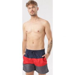 Granatowo-Szare Szorty Petorila. Niebieskie spodenki i szorty męskie Born2be, xl, bez wzorów. W wyprzedaży za 34,99 zł.