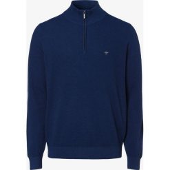 Fynch-Hatton - Sweter męski, niebieski. Niebieskie swetry męskie Fynch-Hatton, xxl, bez wzorów, eleganckie, bez kołnierzyka, bez kaptura. Za 399,95 zł.