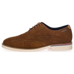 Pepe Jeans Półbuty Męskie Dave 44 Brązowe. Pomarańczowe półbuty męskie marki Pepe Jeans, bez wzorów, z jeansu, bez zapięcia. Za 415,00 zł.