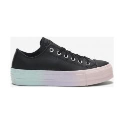 Converse Chuck Taylor All Star Lift Rainbow Tenisówki Czarny. Czarne trampki i tenisówki damskie Converse, bez wzorów, z materiału, bez zapięcia. Za 412,95 zł.