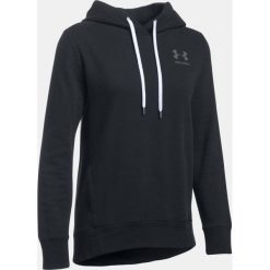 Bluzy sportowe damskie: Under Armour Bluza damska Fav Fleece PO Left Chest czarna r.S (1302045-001)