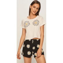 Brave Soul - Piżama. Czarne piżamy damskie Brave Soul, s, bez wzorów, z dzianiny, z krótkim rękawem. Za 99,90 zł.