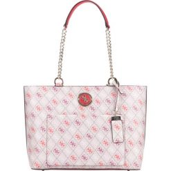 Guess Landon Torebka Beżowy. Brązowe torebki klasyczne damskie Guess, z aplikacjami, z poliesteru, bez dodatków. Za 619,95 zł.
