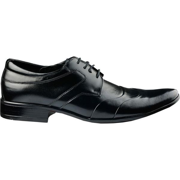 Półbuty męskie 1223-25-A02-A25. Czarne półbuty męskie Giacomo Conti, bez wzorów, ze skóry, eleganckie, bez zapięcia. Za 299,00 zł.