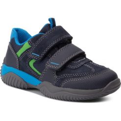 Sneakersy SUPERFIT - 5-09384-80 S Blau/Blau. Niebieskie trampki chłopięce Superfit, bez wzorów, z weluru, na rzepy. W wyprzedaży za 199,00 zł.
