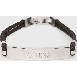 Guess Jeans - Bransoletka. Pomarańczowe bransoletki męskie Guess Jeans, ze stali. W wyprzedaży za 129,90 zł.