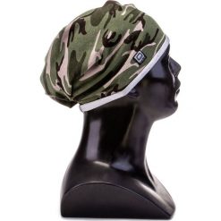 CZAPKA MĘSKA H026 - KHAKI/MORO. Brązowe czapki męskie marki Ombre Clothing, moro, z bawełny. Za 14,99 zł.