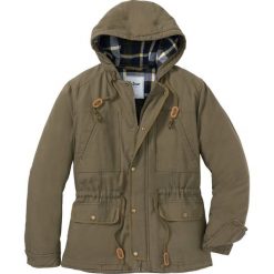 Kurtka ocieplana Regular Fit bonprix zielony khaki. Zielone kurtki męskie bonprix, m, bez wzorów, bez kaptura. Za 109,99 zł.