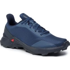 Buty SALOMON - Alphacross 407982 27 V0 Sargasso Sea/Navy Blazer/India Ink. Niebieskie buty sportowe męskie Salomon, ze skóry ekologicznej, bez zapięcia, do biegania. Za 399,00 zł.