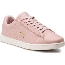 Sneakersy LACOSTE - Carnaby Evo 119 3 Sfa 7-37SFA0013TS2 Nat/Off Wht. Różowe półbuty damskie Lacoste, ze skóry. Za 399,99 zł.
