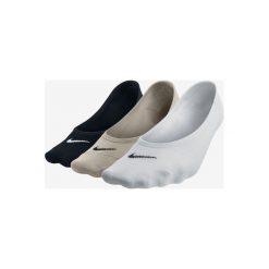 Nike 3-pack Skarpetki Czarny Biały Brązowy. Pomarańczowe skarpetki damskie Nike, bez wzorów, z elastanu. Za 45,95 zł.