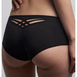 Figi francuskie Marlies Dekkers. Brązowe majtki damskie marki Marlies Dekkers, bez wzorów, z bawełny. Za 191,99 zł.