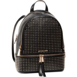 Plecak MICHAEL MICHAEL KORS - Rhea Zip 30H9GEZB6O Black. Czarne plecaki damskie MICHAEL Michael Kors, bez wzorów, ze skóry, klasyczne. W wyprzedaży za 1359,00 zł.