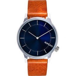 Komono THE WINSTON Zegarek regal blue cognac. Szare zegarki męskie marki Komono. Za 379,00 zł.