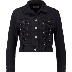 Kurtki damskie: New Look Petite PETITE CORSET Kurtka jeansowa black