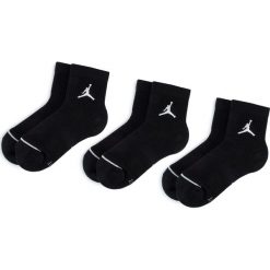 Zestaw 3 par wysokich skarpet unisex NIKE - SX5544 010 Czarny. Czarne skarpetki damskie Nike, bez wzorów, z elastanu. Za 69,00 zł.