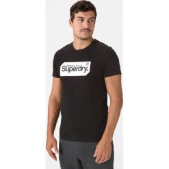 SuperDry Core Koszulka Czarny. Czarne podkoszulki męskie Superdry, s, z nadrukiem, z bawełny, bez kołnierzyka, z krótkim rękawem, krótkie. Za 157,95 zł.