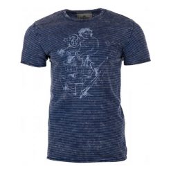 T-shirty męskie: Timeout T-Shirt Męski M, Ciemny Niebieski