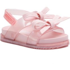 Sandały MELISSA - Mini Melissa Cosmic Sandal + J 32463 Pink 50485. Różowe sandały dziewczęce Melissa, z tworzywa sztucznego, bez zapięcia. Za 359,00 zł.