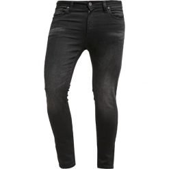 Pier One Jeansy Slim Fit black denim. Czarne rurki męskie Pier One. Za 149,00 zł.