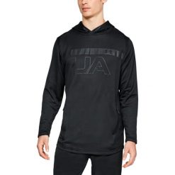Bluzy męskie: Under Armour Bluza męska Tech Terr PO Graphic Hoodie czarna r. M (1306445-001)