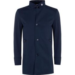 Płaszcz FLORIANO PSGS000046. Niebieskie płaszcze męskie Giacomo Conti, na zimę, m, bez wzorów, z poliesteru, bez kaptura. Za 499,00 zł.