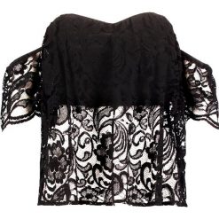 Bluzki asymetryczne: Bardot LILA Bluzka black