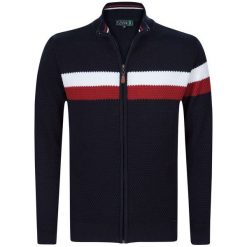Sir Raymond Tailor Sweter Męski Resting Xl Ciemny Niebieski. Niebieskie swetry męskie Sir Raymond Tailor, xl, bez wzorów, bez kołnierzyka, bez kaptura. Za 219,00 zł.