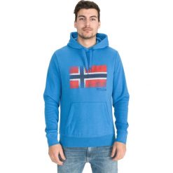 Napapijri Bibu Bluza Niebieski. Niebieskie bluzy męskie Napapijri, l, z nadrukiem, z bawełny, bez kołnierzyka, bez rękawów, bez kaptura. Za 461,95 zł.