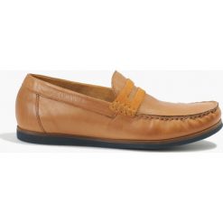Mokasyny brązowe. Pomarańczowe mokasyny męskie marki Badura. Za 311,99 zł.