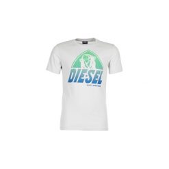 T-shirty z krótkim rękawem Diesel PARSEN. Szare t-shirty męskie Diesel, s, bez wzorów, bez kołnierzyka, krótkie. Za 153,30 zł.